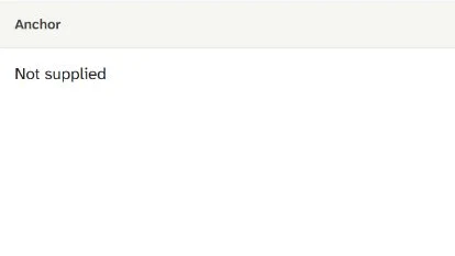 SearchCub Anchor column showing Not supplied for a saved Productive Blogging linking-page row